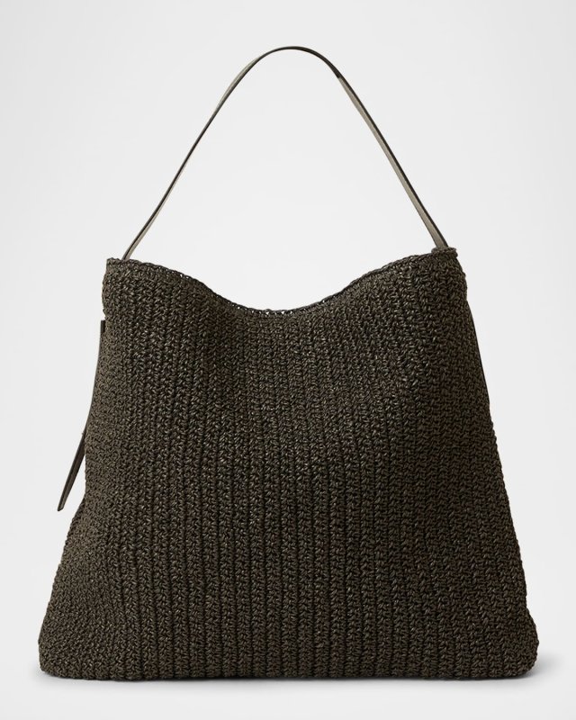 Florent Raffia Hobo Bag